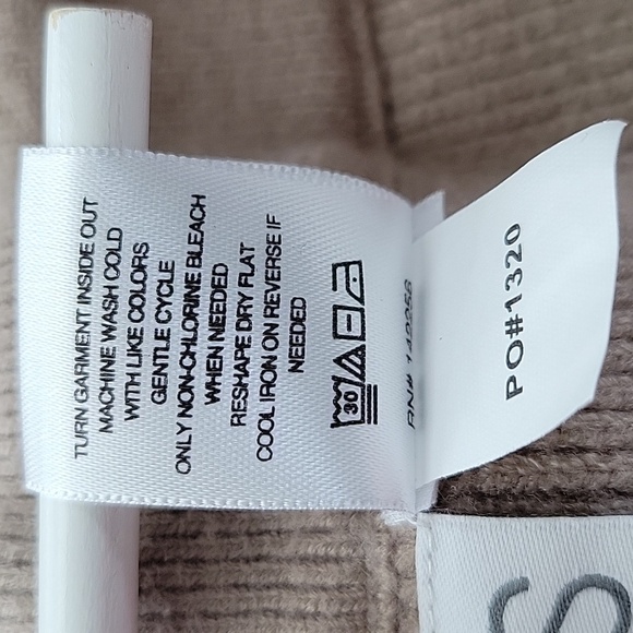 Figs Latte Knit Loungewear Ribbed Sweater Pants Size Medium M - Picture 8 of 8